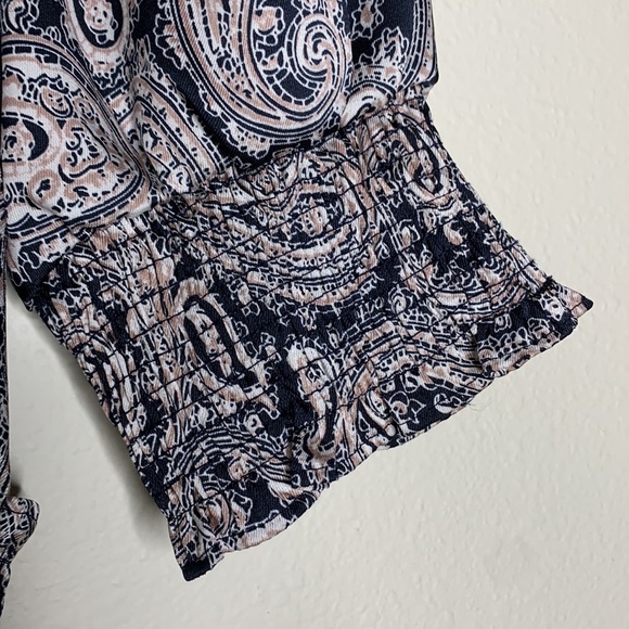 Cinq à Sept Delancey short sleeve smocked waist midi‎ Dress - Picture 7 of 7